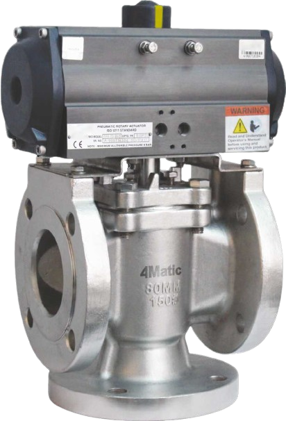 “4M-3GLO” Series 3 Way Plug Valve - 4Matic Valves