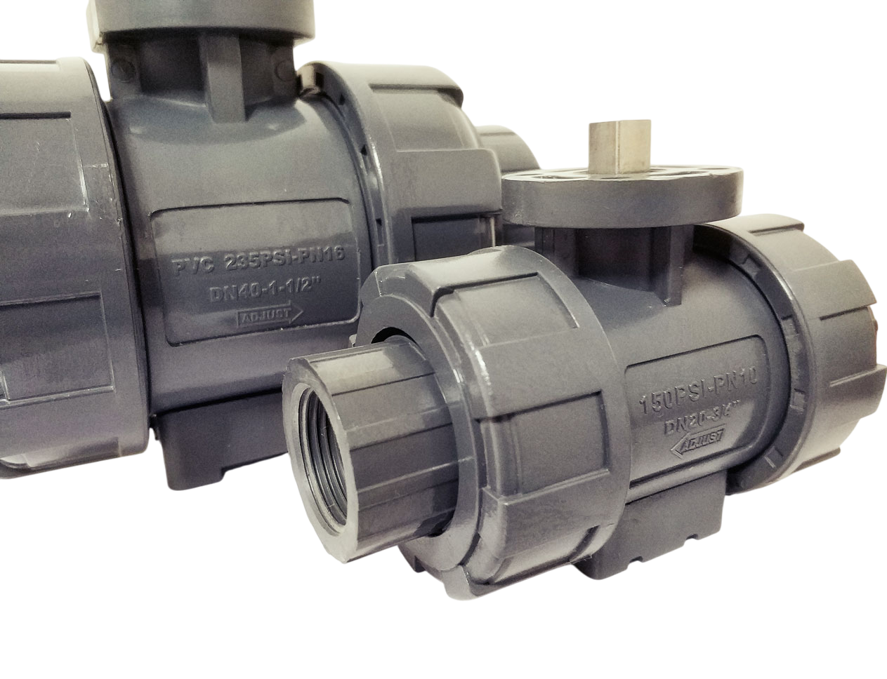 U-PVC Top Flange Ball Valve - CONVALVE