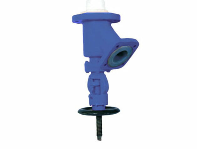 PFA Lined Flush Bottom Valve - Horizon Polymer Engineering