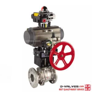 Pneumatically Operated 2 Piece Stainless Steel Flanged Floating Ball Valve - J Valves Fluid Equipment