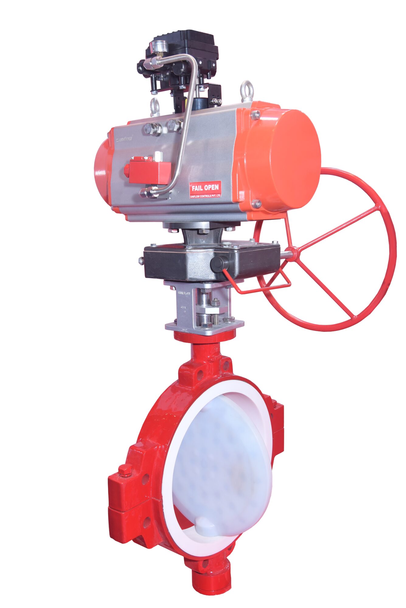 PFA Lined Butterfly Valve - Uniflow Controls Private Limited