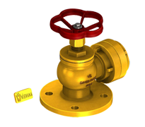 Angle Type Fire Valve - Vis Valve